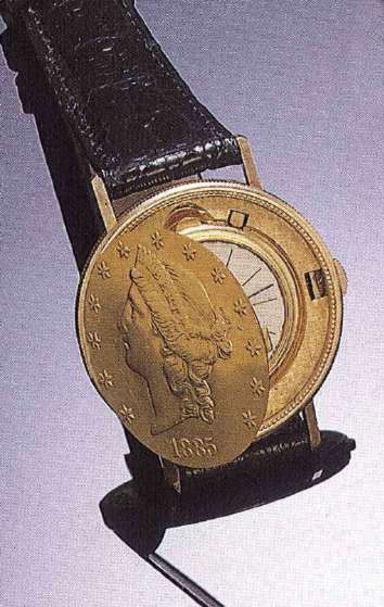 eska gold coin watch