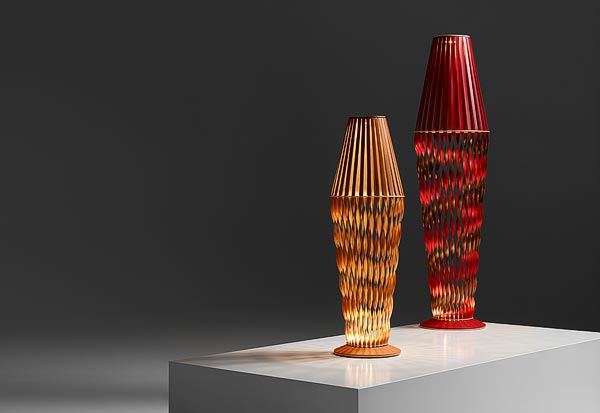 Spiral Lamp by Atelier O  Louis Vuitton Malletier - Philippe Lacombe