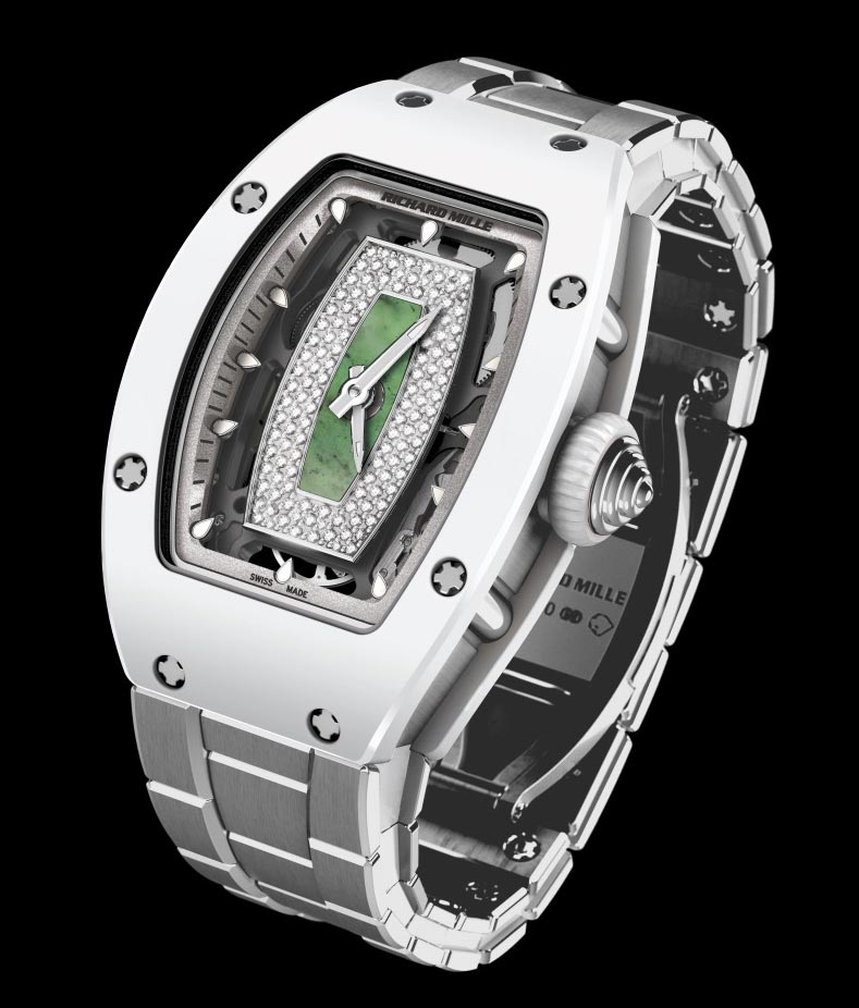 La Cote des Montres: The Richard Mille RM 07-01 CÃ©ramique Noire Sertie watch - The unprecedented 