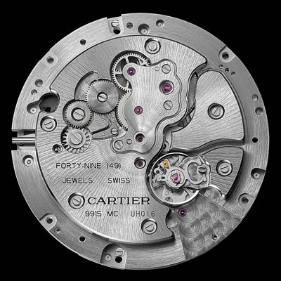 Manufacture mechanical movement with manual winding, calibre 9915 MC, on demand power reserve