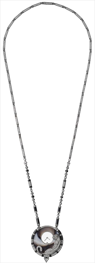 Cartier Panthre Mystrieuse pendant watch