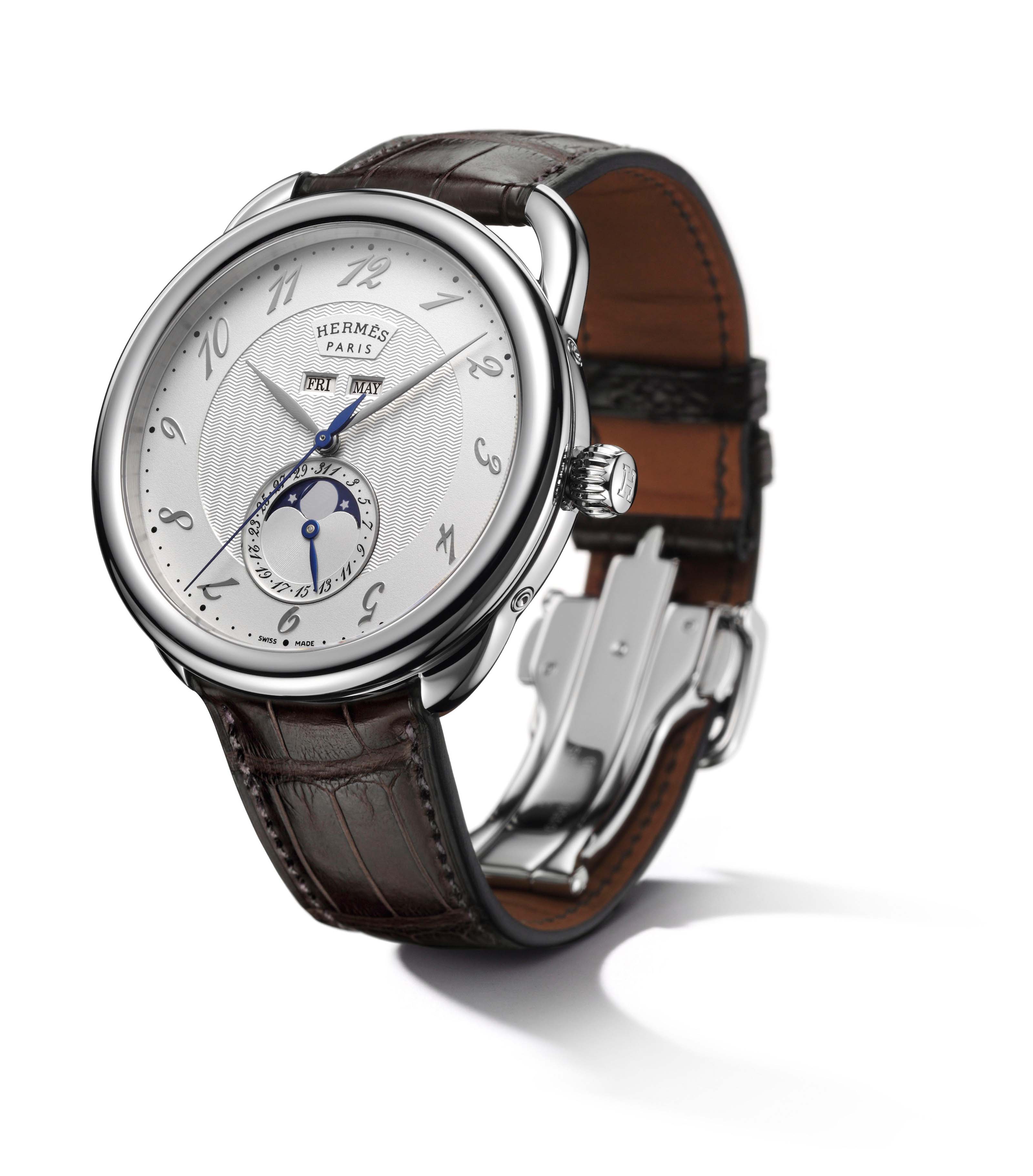 HermÃ¨s Arceau Grande Lune Montre Arceau Hermès Homme