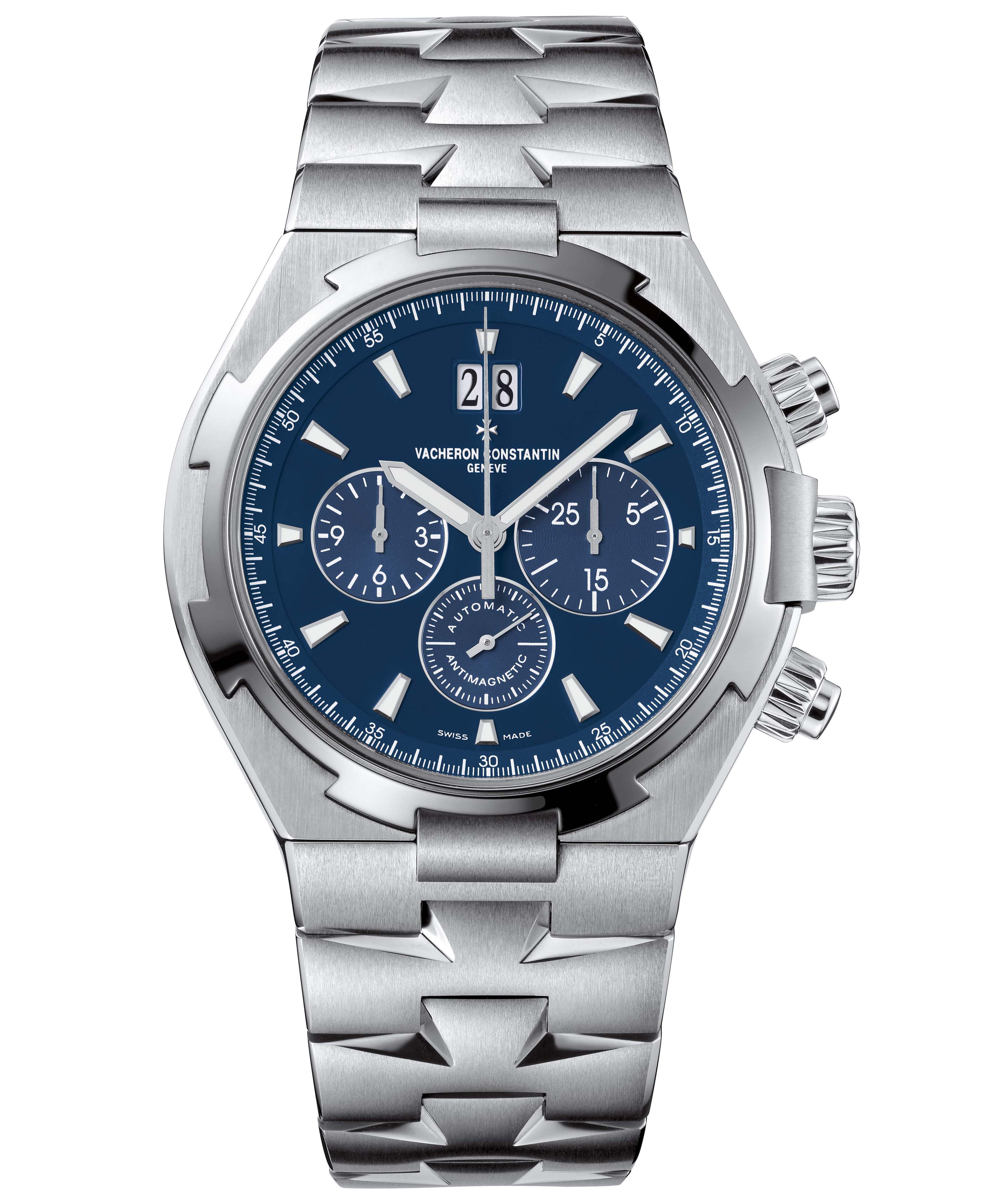 vacheron constantin overseas chronograph blue dial