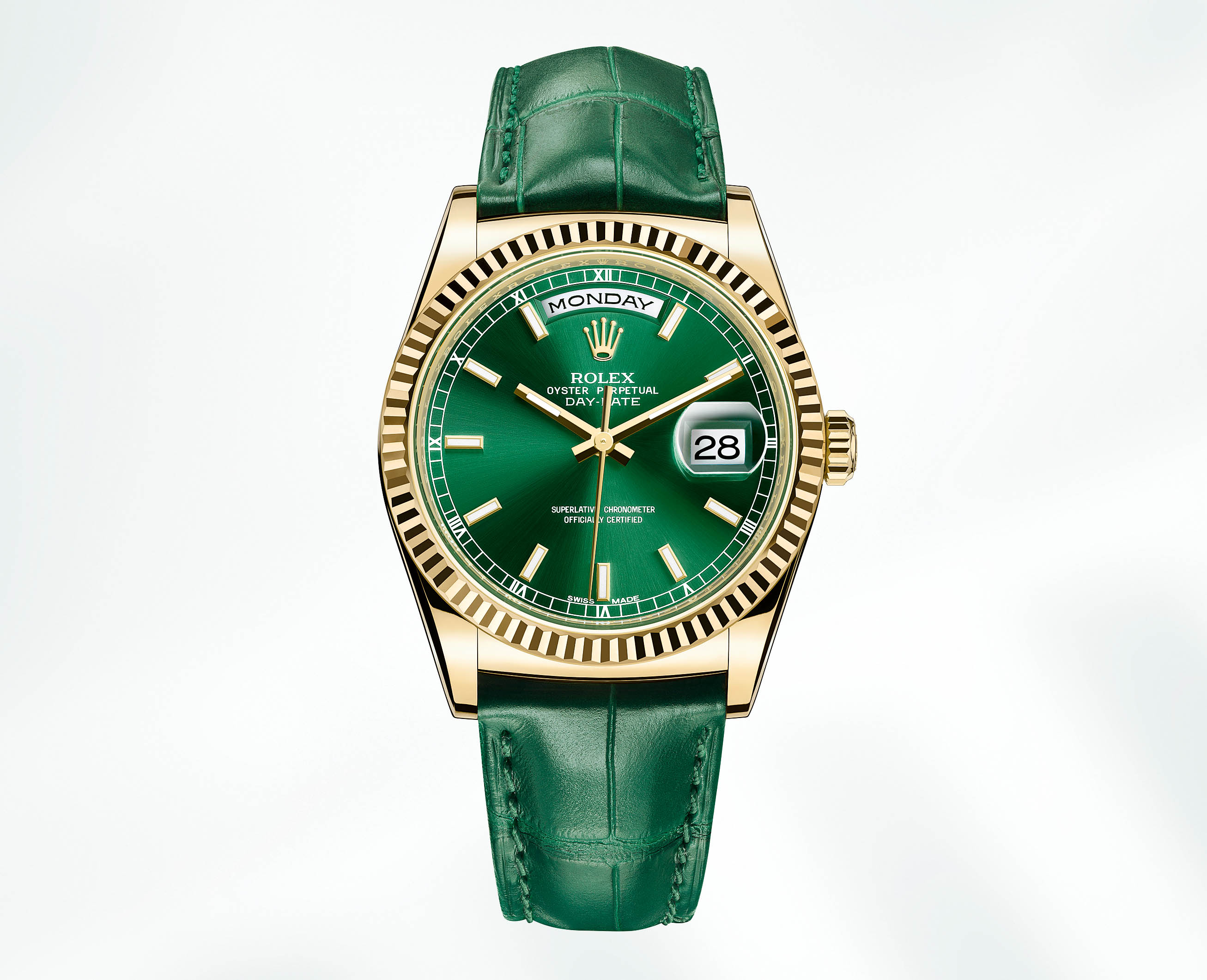rolex oyster perpetual day date watch