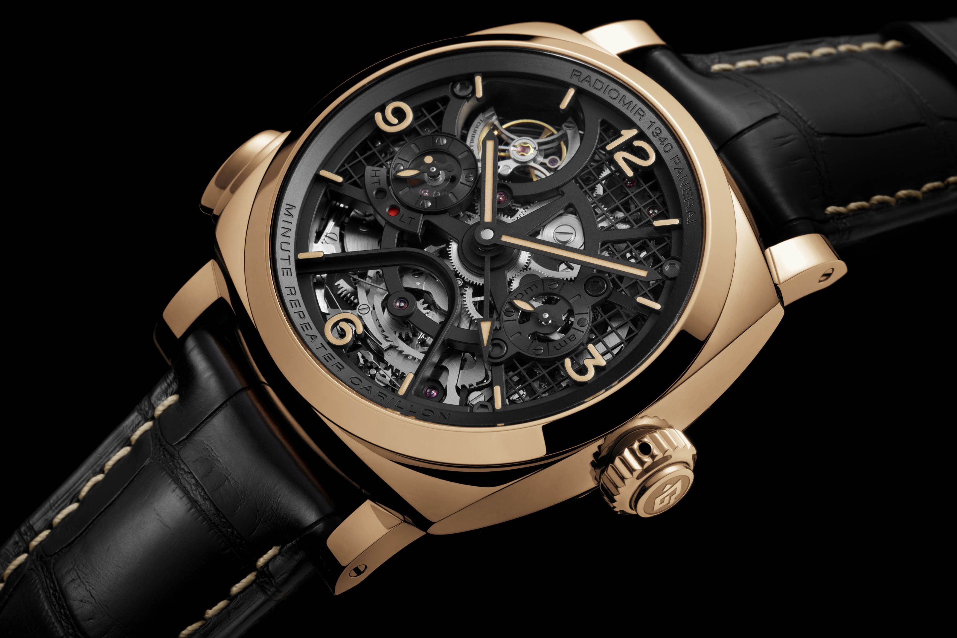 La Cote Des Montres The Panerai Radiomir 1940 Minute Repeater Carillon Tourbillon Gmt 49 Mm Watch Ref Pam The Most Complicated Watch Ever Made By Panerai