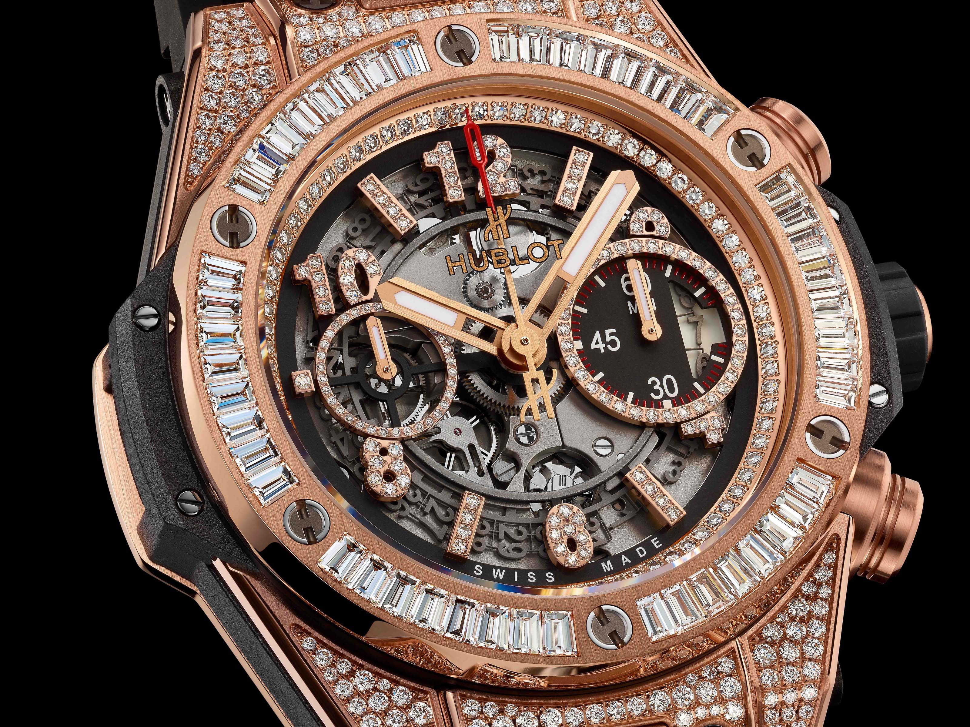 Hublot big Bang unico King Gold Rainbow