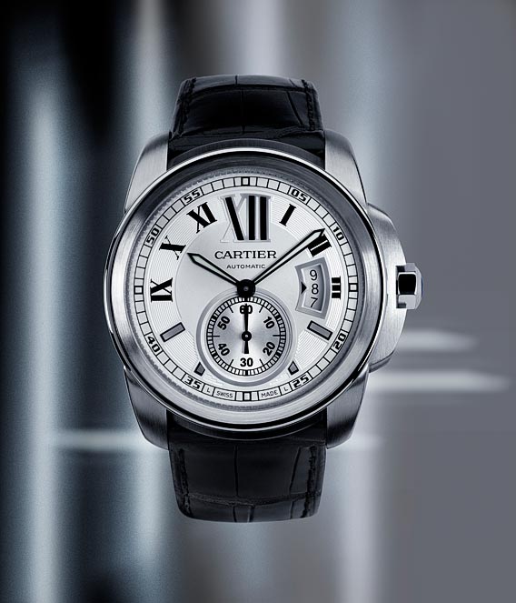 The Calibre de Cartier watch with its 