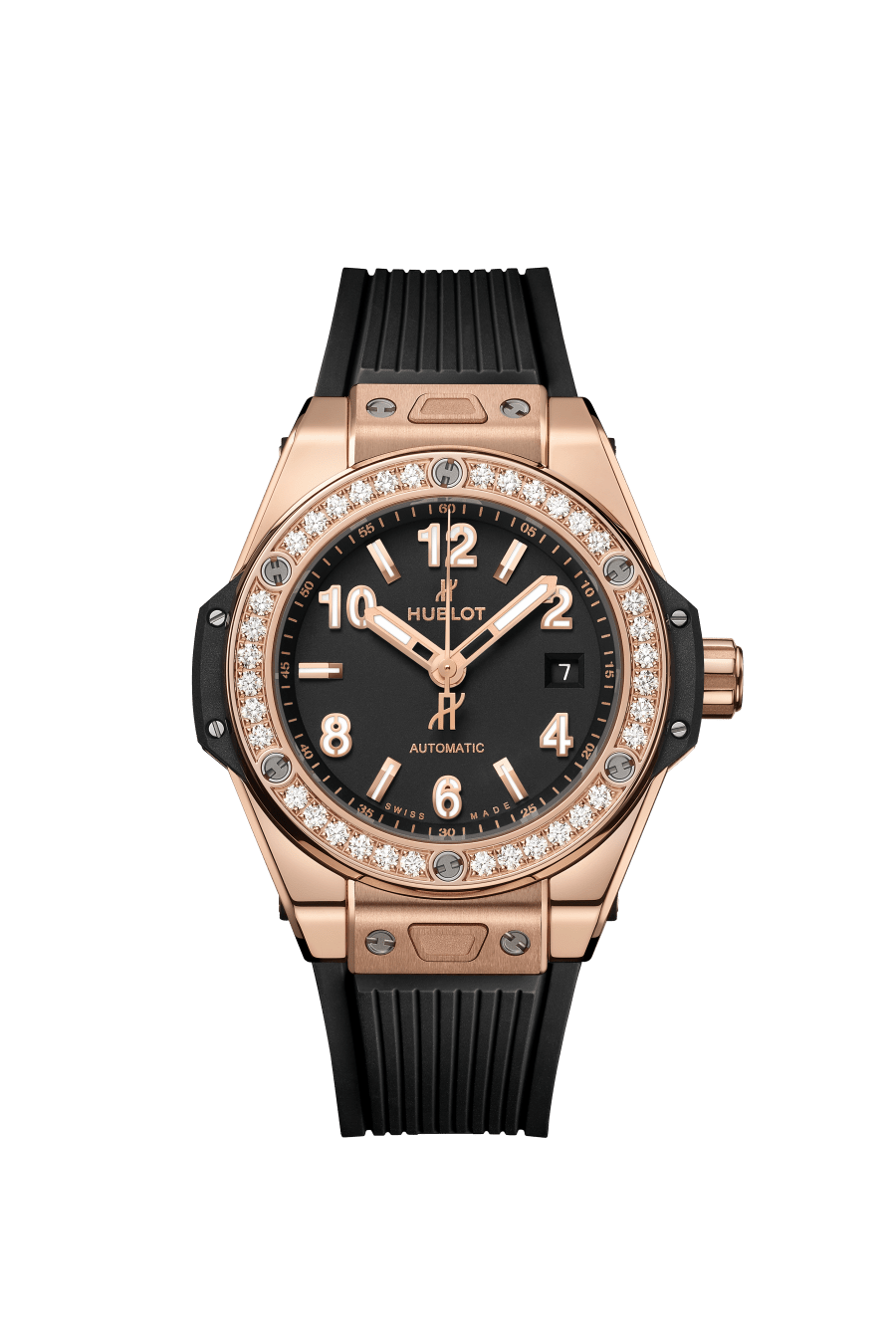La Cote des Montres: List Price and tariffs for the Hublot - One Click -  One Click King Gold Diamonds 33MM watch