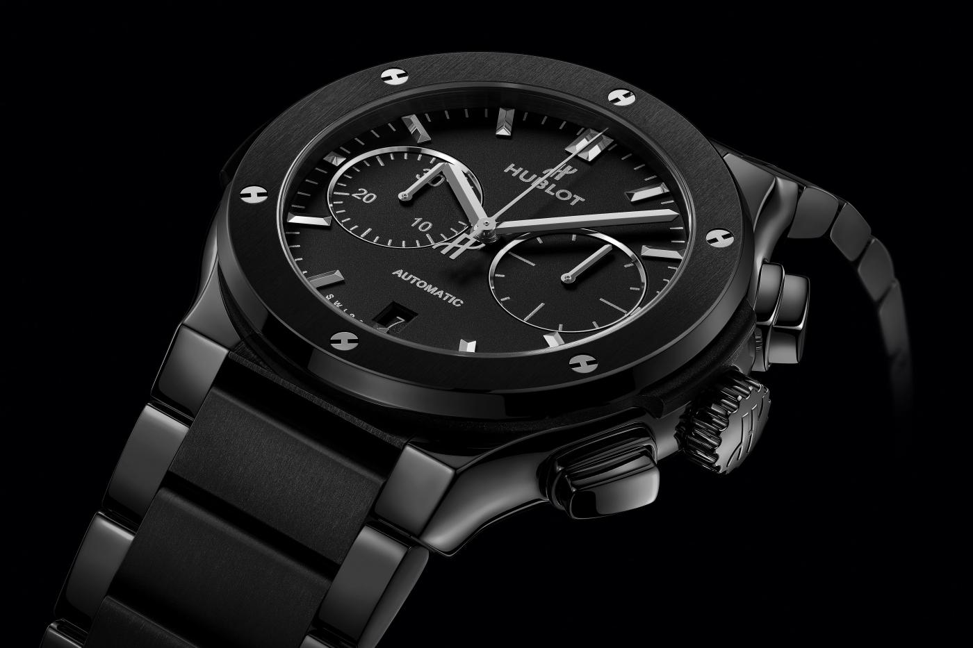 hublot classic fusion chronograph black