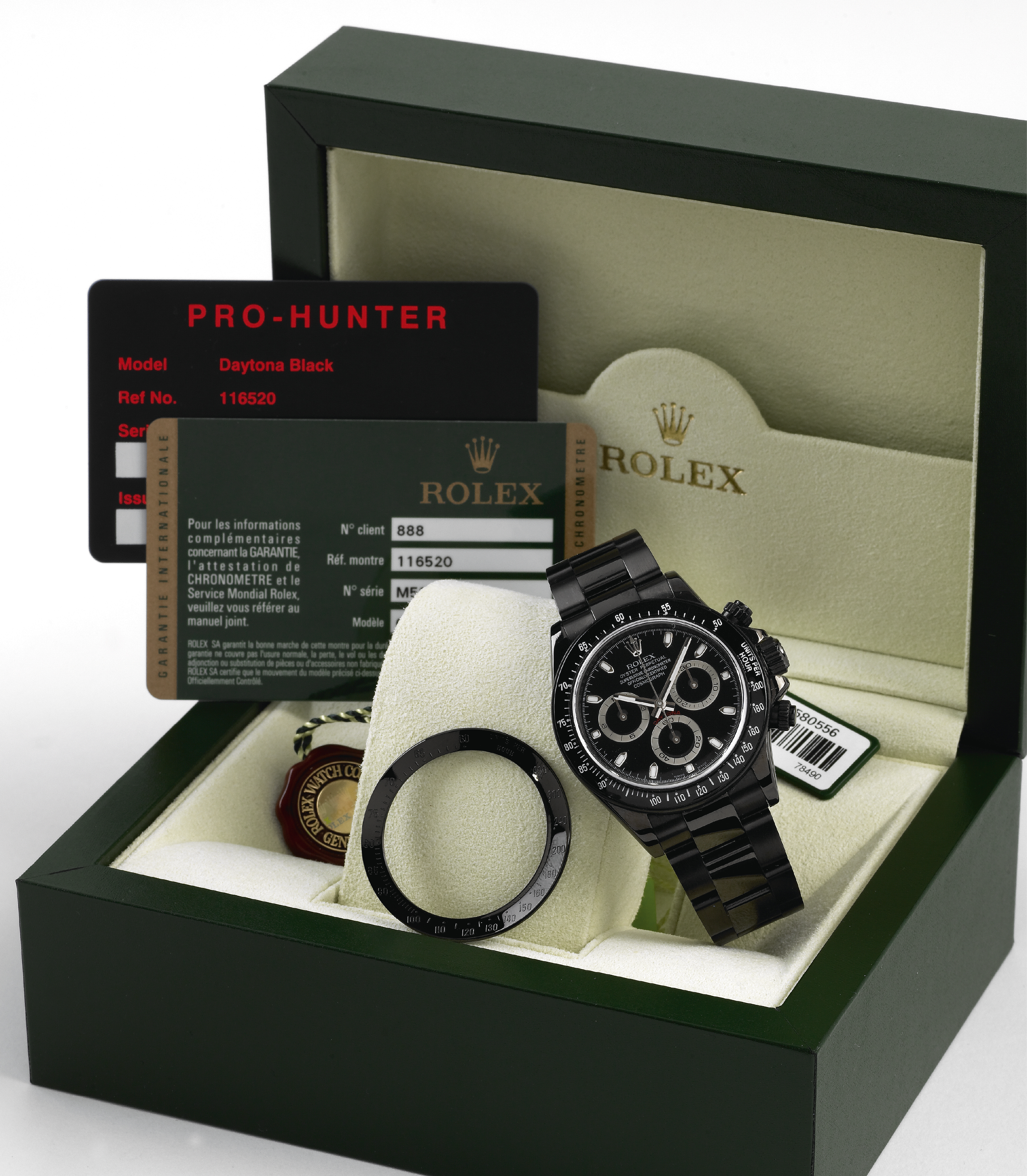 Rolex pro best sale hunter black