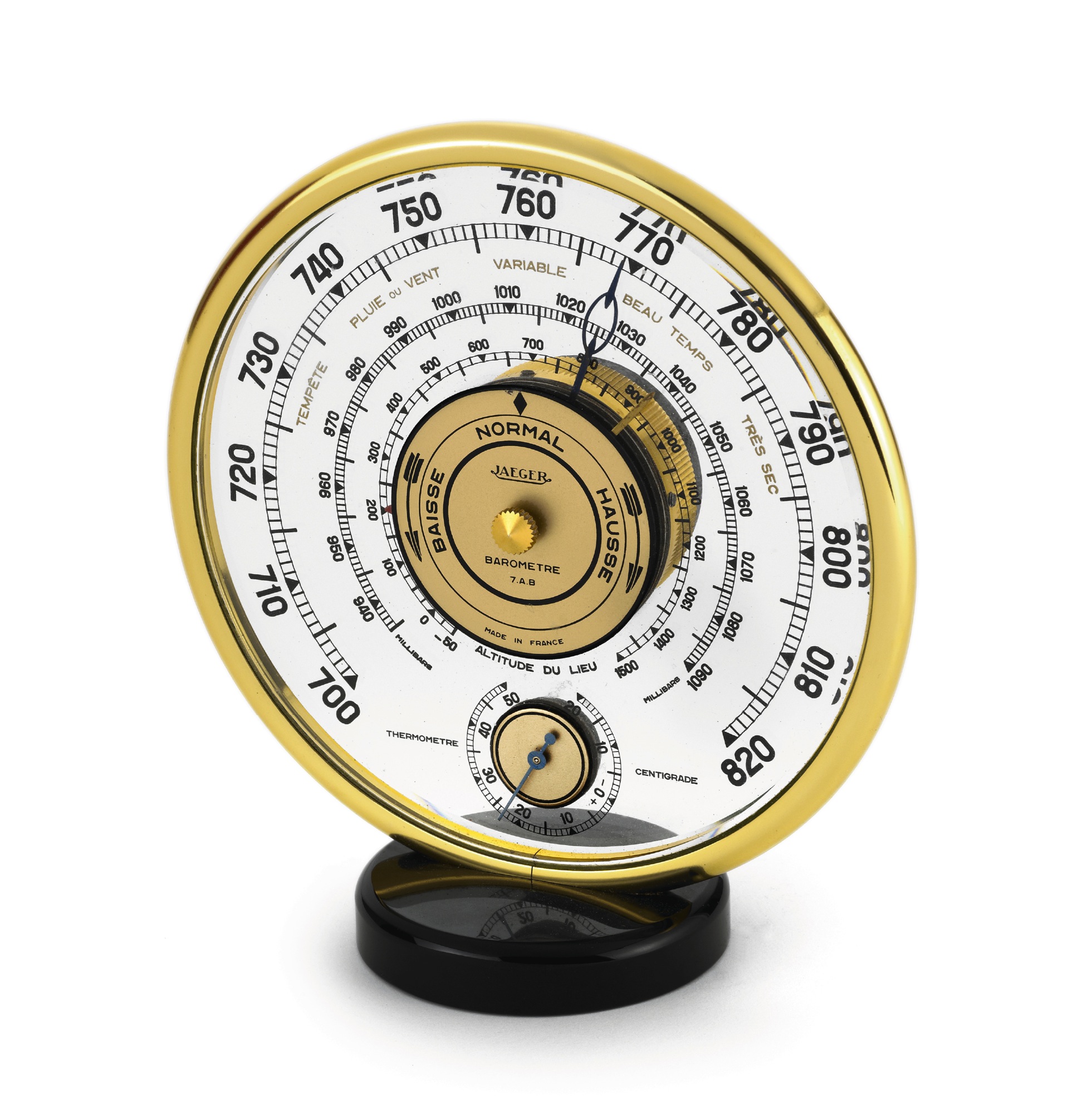 La Cote des Montres Enchères JAEGERLECOULTRE BAROMETER Jaeger