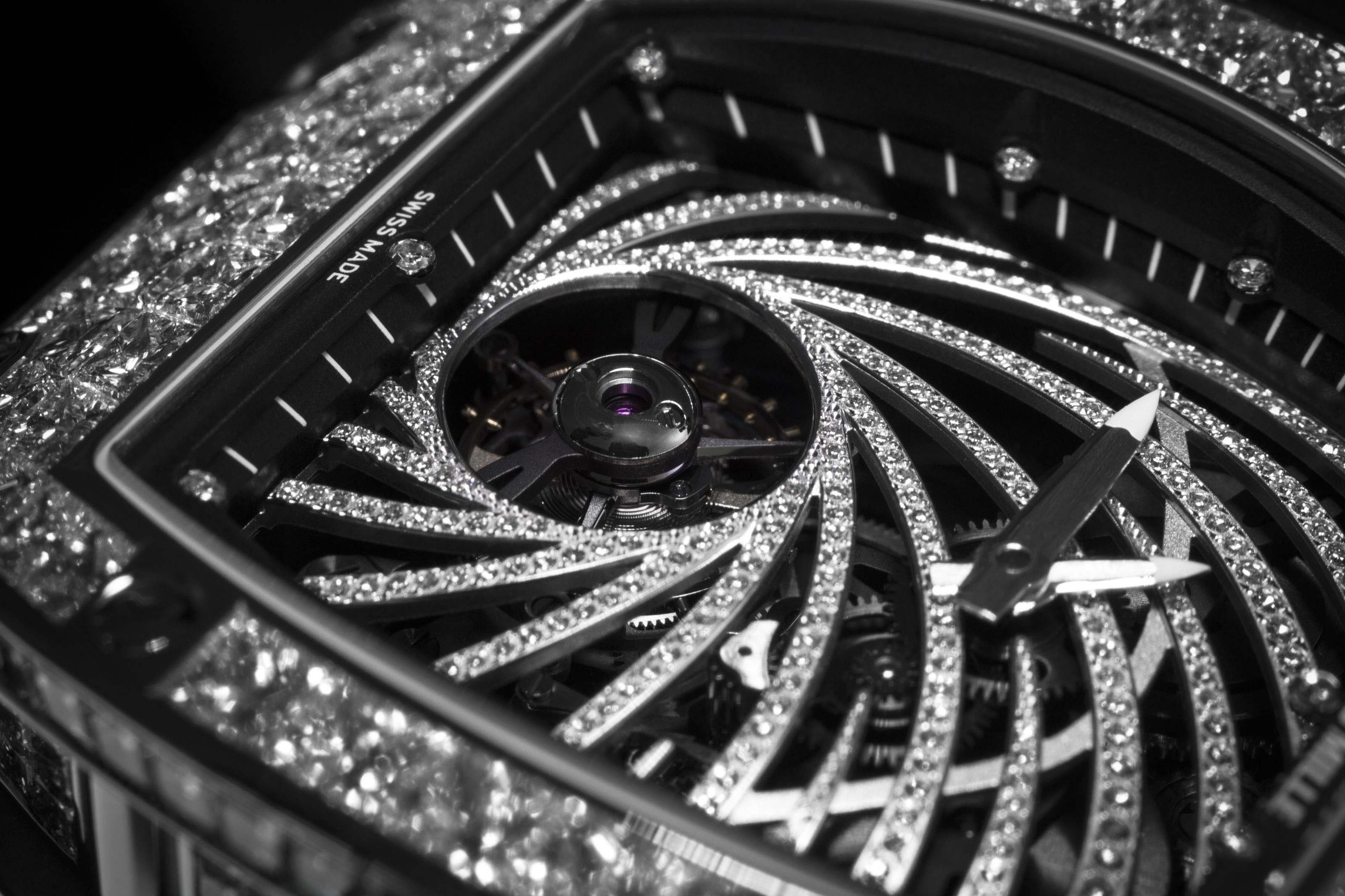 Richard mille tourbillon diamond best sale twister prix