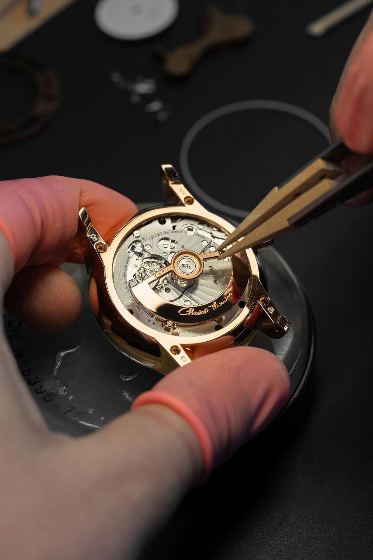 Mouvement Mécanique Manuel Jaquet Droz GMT 25 Rubis - Cadran Et Aiguilles Inclus, Occasion, Suisse