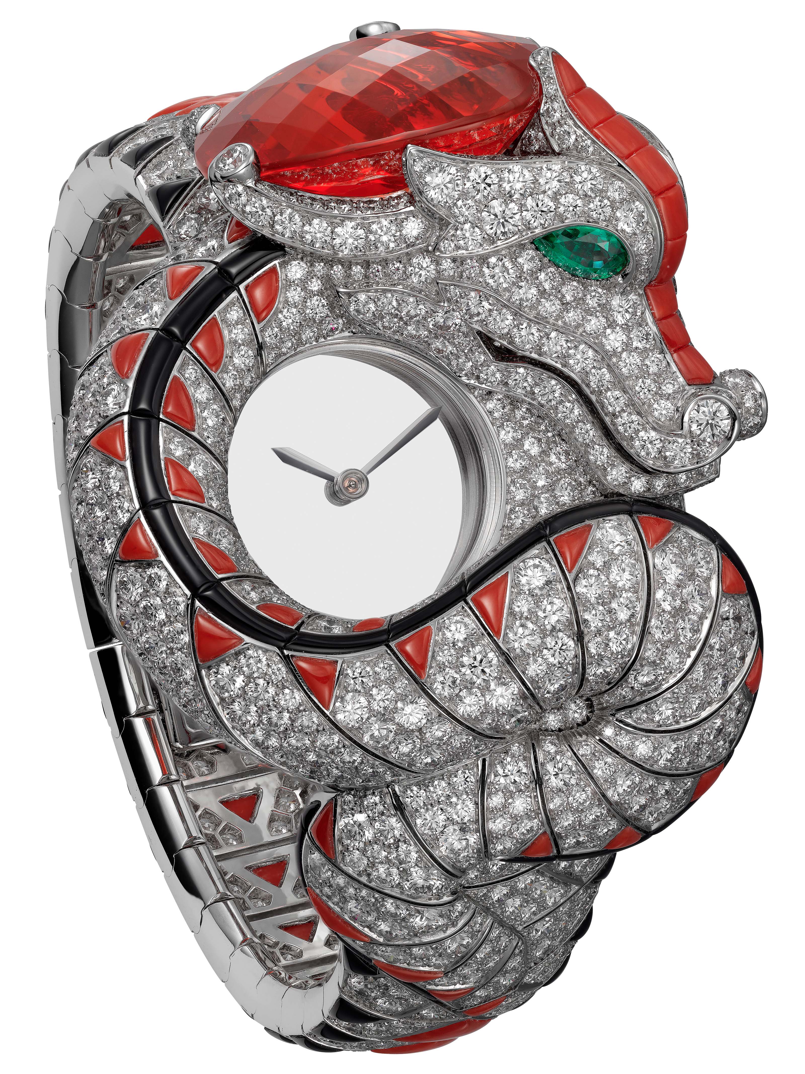 La Cote des Montres: Cartier Dragon Mystérieux watch - A dragon of