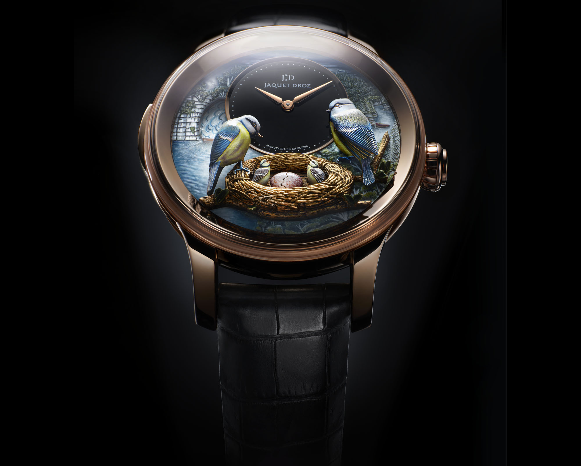 La Cote des Montres : La montre Jaquet Droz Bird Repeater - Les oiseaux ...