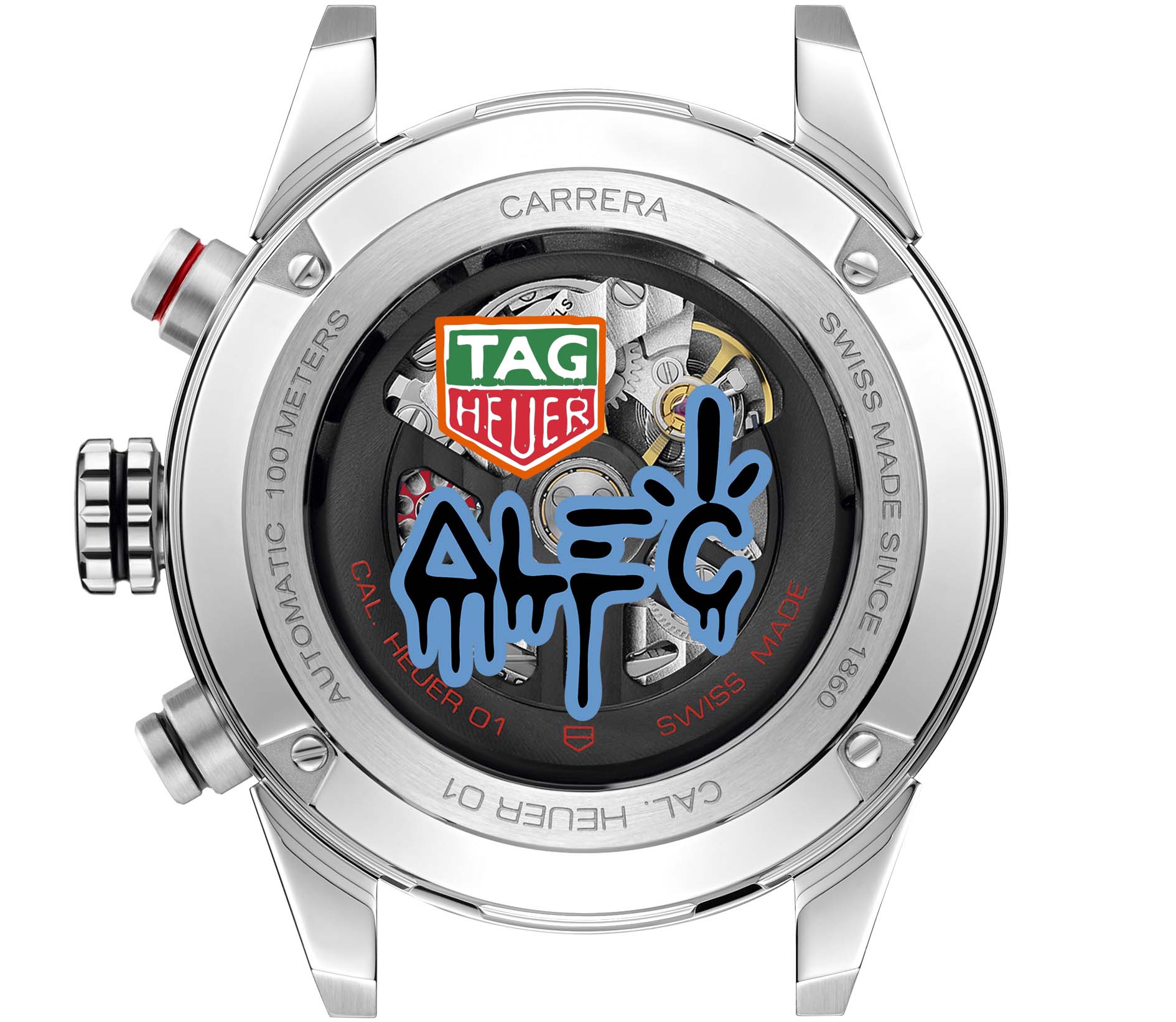 Tag Heuer Carrera ALEC Monopoly Special Edition CAR201AA.BA0714 Montre pour  Homme
