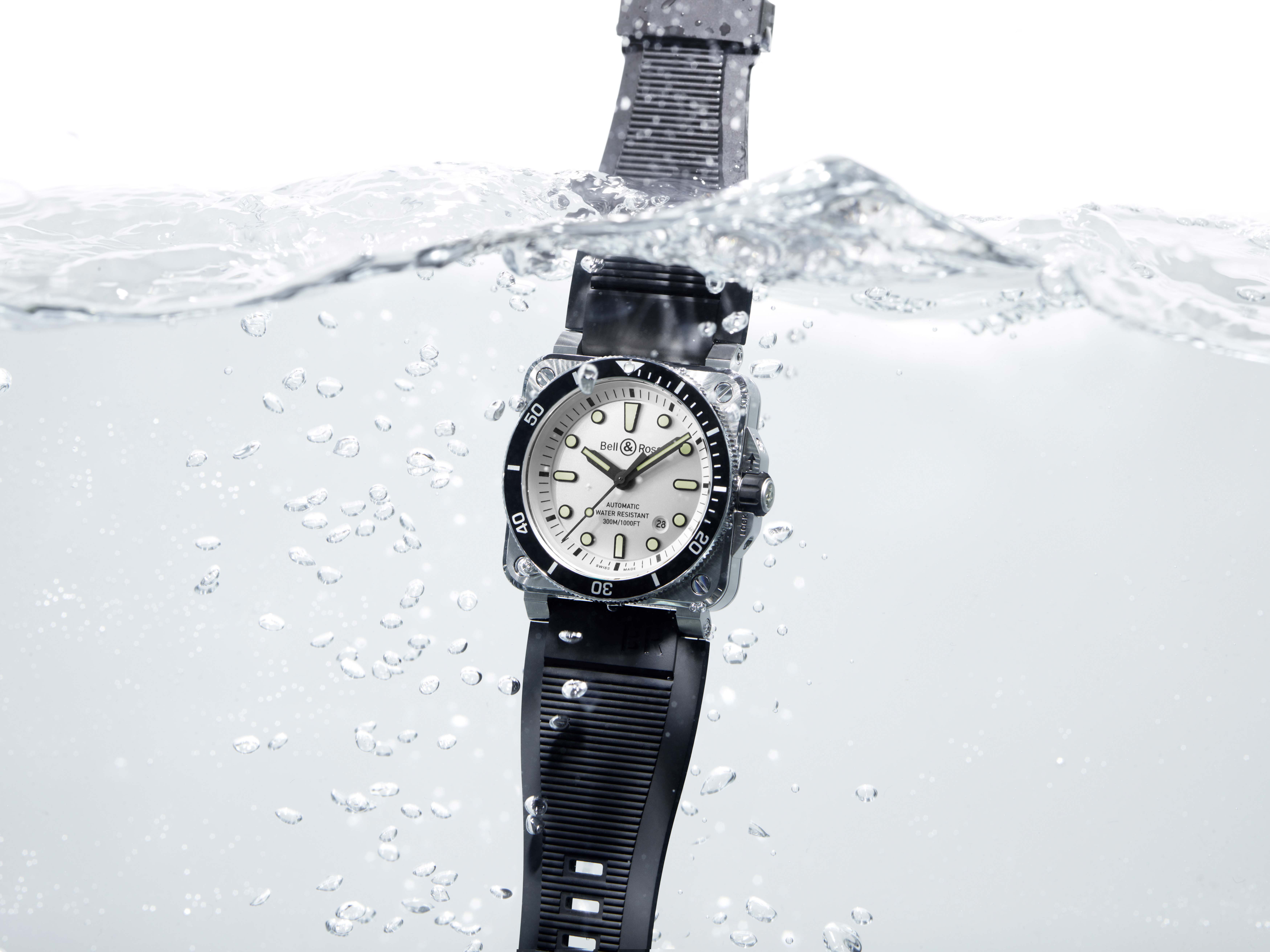 Ross BR 03-92 Diver White watch 