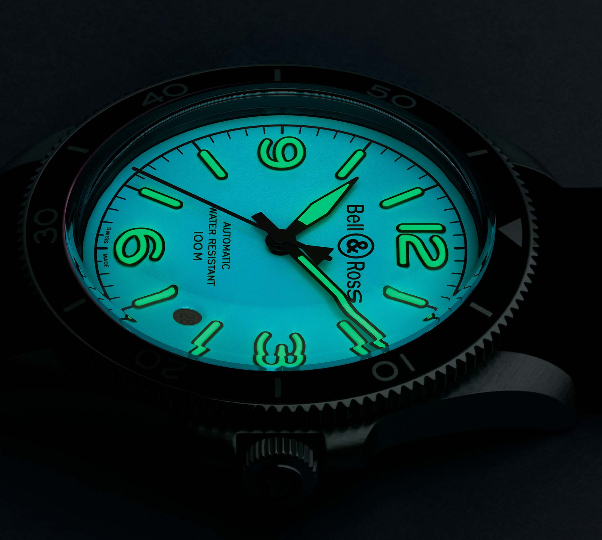 The Bell \u0026 Ross BR V2-92 FULL LUM watch 