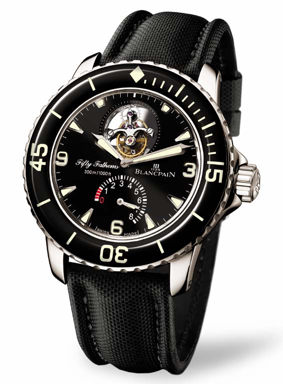 Montre De Plongée Blancpain Fifty Fathoms Flyback - Chronographe Automatique, Boîtier 45mm, Occasion Très Bon état