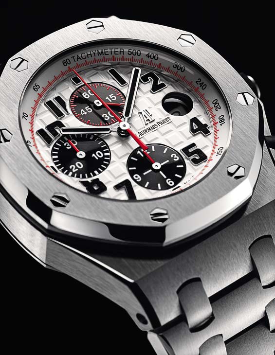Cadran Royal Oak Offshore Audemars Piguet 42 Mm - Blanc Safari, Cadran Argenté, Occasion En Parfait état