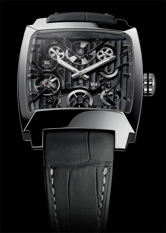 La Cote des Montres The TAG Heuer Monaco V4 Titanium Ruthenium