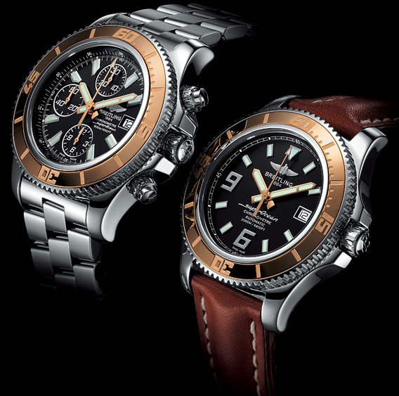 La Cote des Montres The Breitling Superocean Chronograph II watch The Superocean sees red