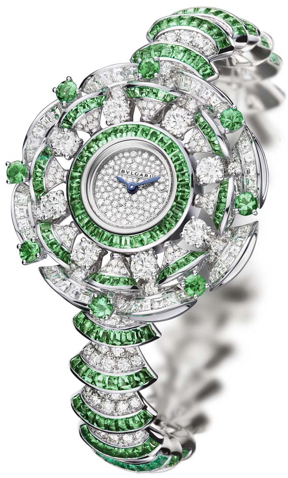 La Cote des Montres The Bulgary Diva High Jewellery Emeralds