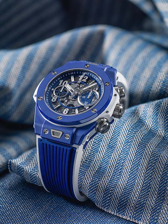 La Cote des Montres The Hublot Big Bang Blue watch Hublot makes waves with the big blue Ambassador Lapo Elkann launches two new Hublot vessels