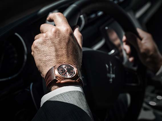 La Cote des Montres The Bulgari Octo Retro Maserati watch Bvlgari and Maserati the mechanics of excellence