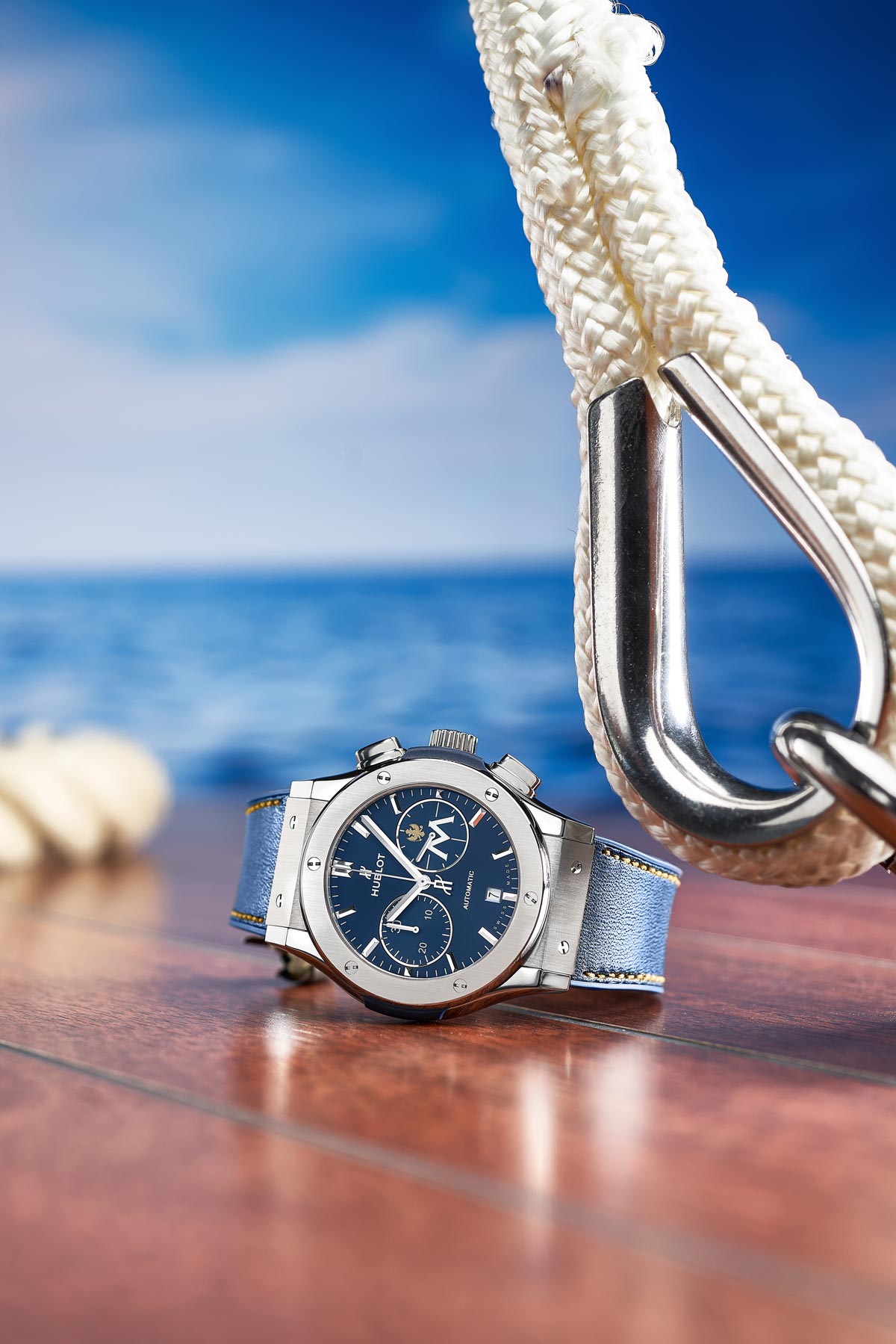 La Cote des Montres The Hublot Classic Fusion Chronograph Special Edition Porto Montenegro watch Hublot becomes the Official Timekeeper of Porto Montenegro Marina and Yacht Club