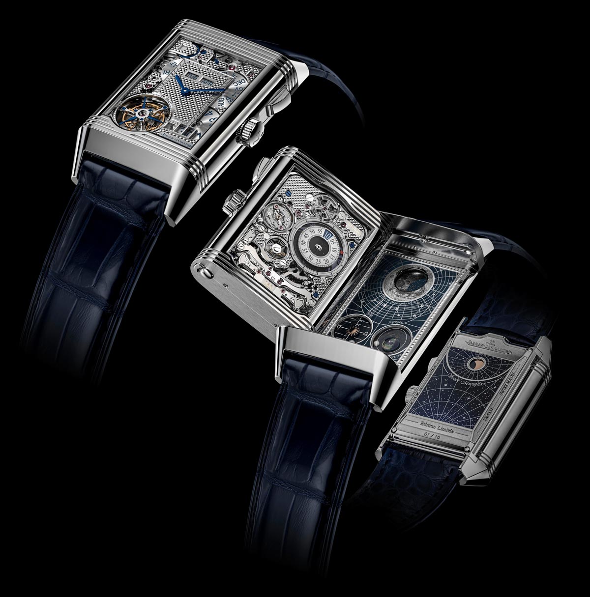 La Cote des Montres Jaeger LeCoultre unfolds infinity in four chapters with the Reverso Hybris Mechanica Calibre 185