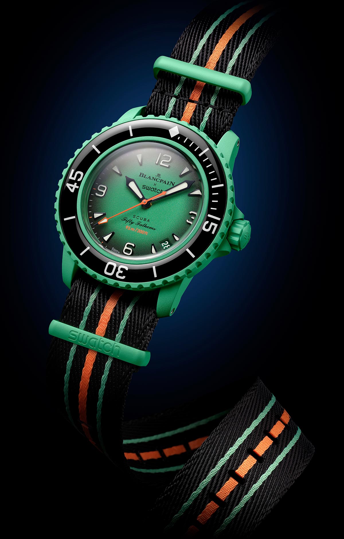 La Cote des Montres Blancpain Swatch Fifty Fathoms An