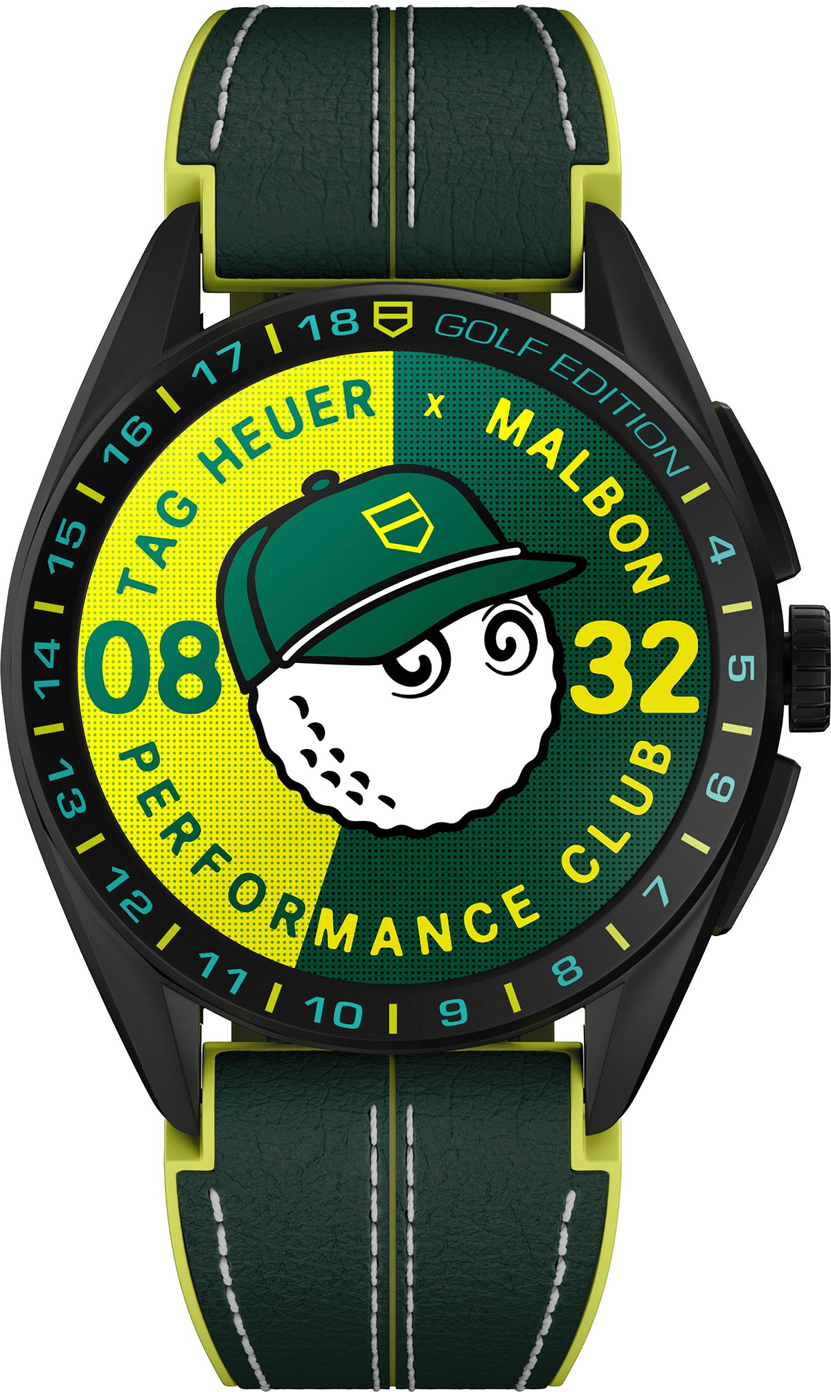 Mサイズ　Malbon x TAG Heuer  コラボ This TAG Heuer x Malbon golf watch collaboration is a
