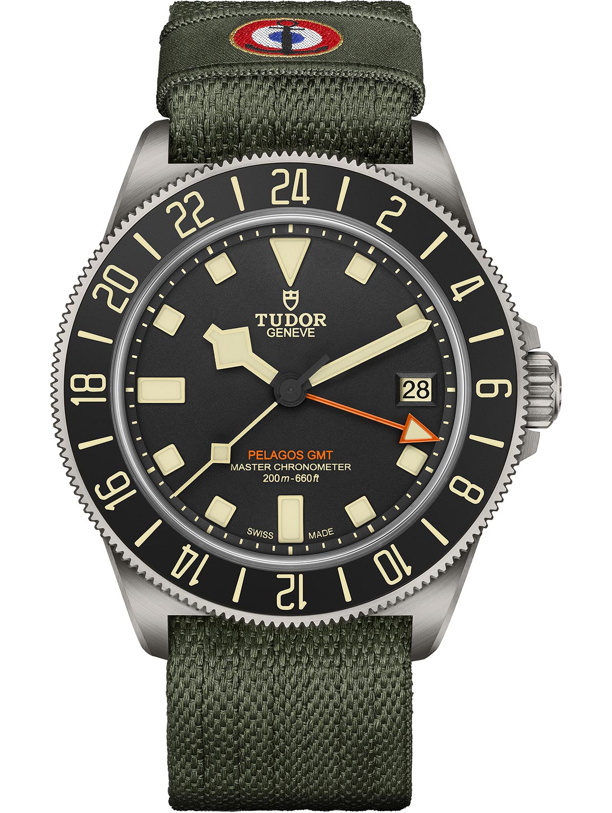 La Cote des Montres The Tudor Pelagos FXD GMT Zulu Time French Navy watch allows aviators and flight support personnel to keep track of Zulu time in addition to local time