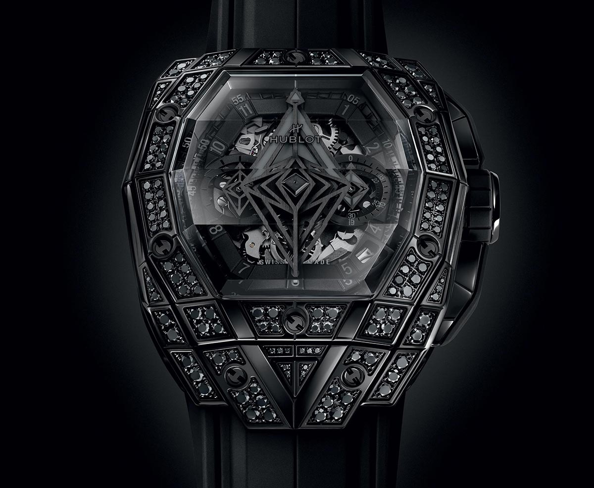 hublot big bang sang bleu black