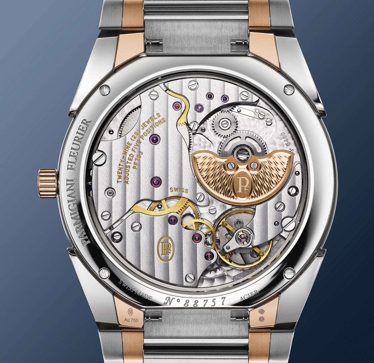 Fermoir Déployant PARMIGIANI FLEURIER - Acier, Neuf Sans étiquette, 19 Mm