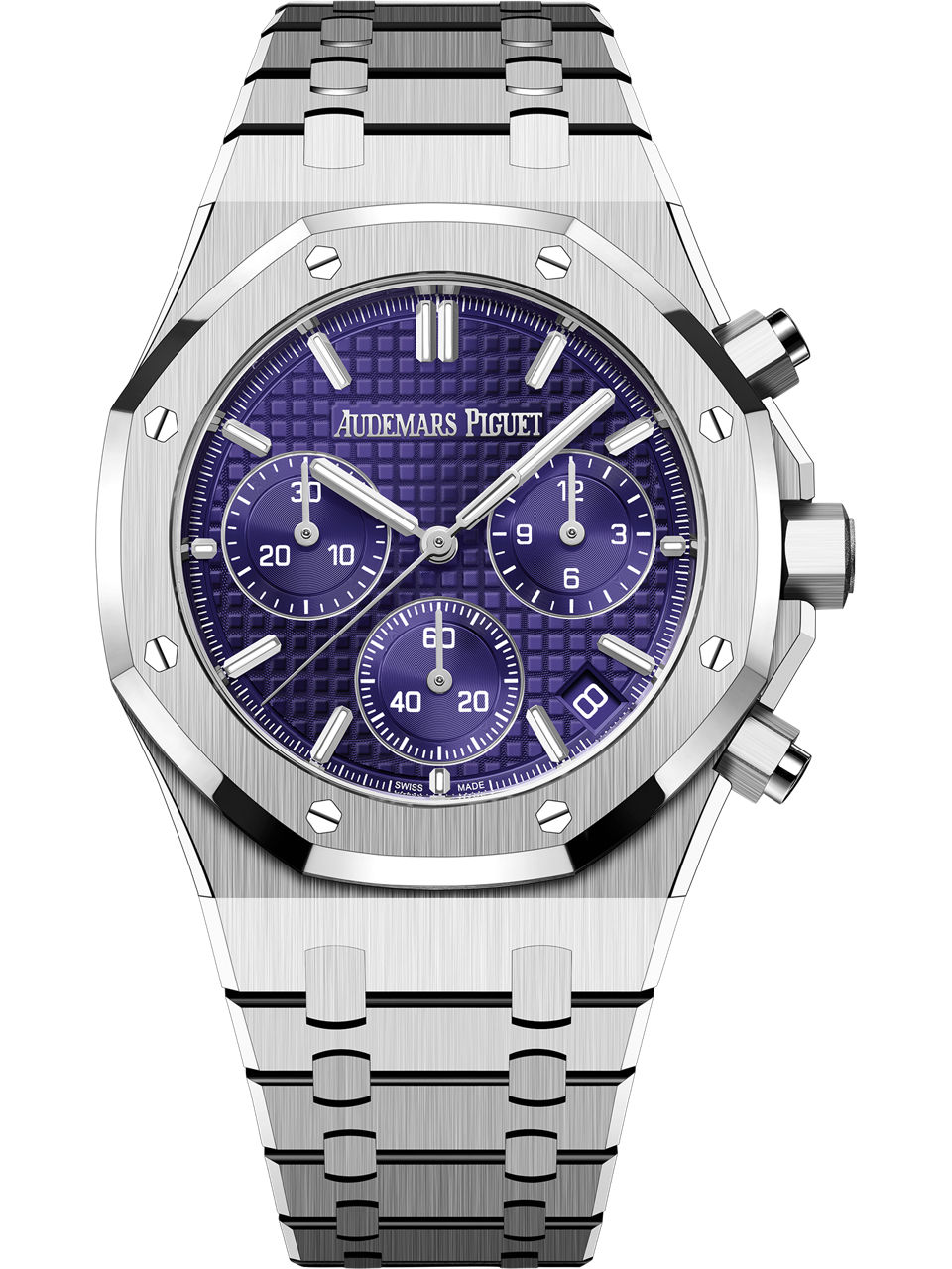 La Cote des Montres Price and tariff for the Audemars Piguet Royal Oak watch Selfwinding Chronograph 41 mm 18 carat white gold Ref 26240BC.OO.1320BC.01