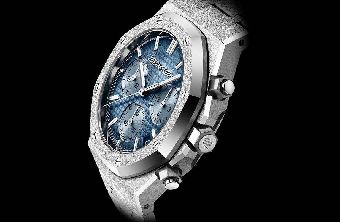 Cinturino Originale Audemars Piguet Royal Oak Offshore 42mm - Grigio Fantasma (BR40378)