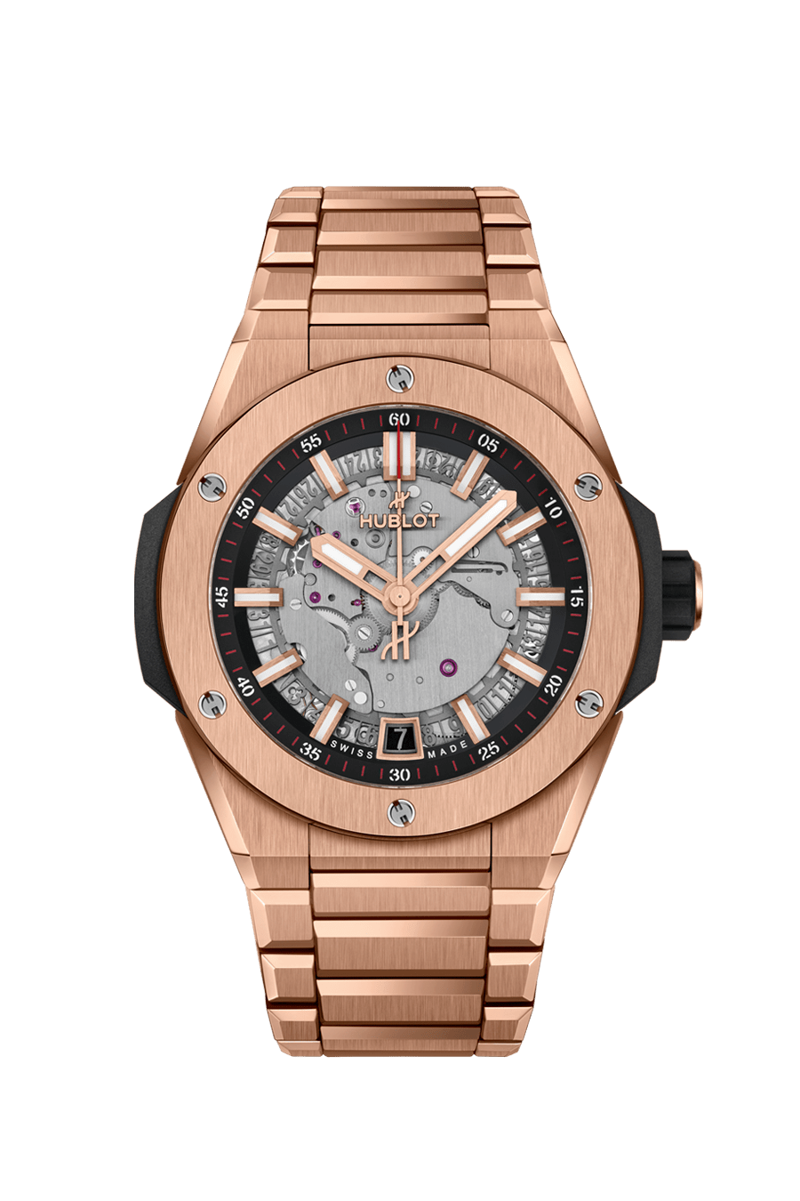 La Cote des Montres List Price and tariffs for the Hublot 3 Hands Integrated Time Only King Gold 40MM watch