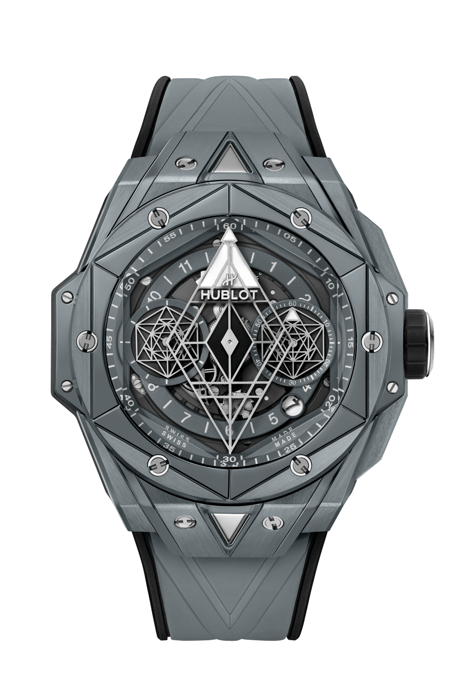 La Cote des Montres: List Price and tariffs for the Hublot - Partnerships -  Sang Bleu II Grey Ceramic 45MM watch