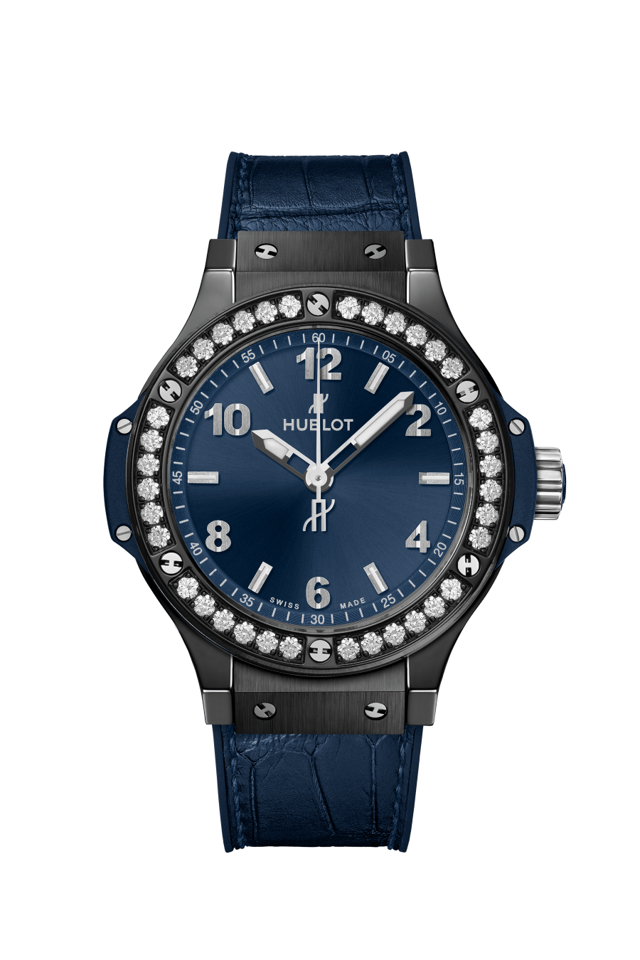 La Cote des Montres List Price and tariffs for the Hublot Original Ceramic Blue Diamonds 38MM watch