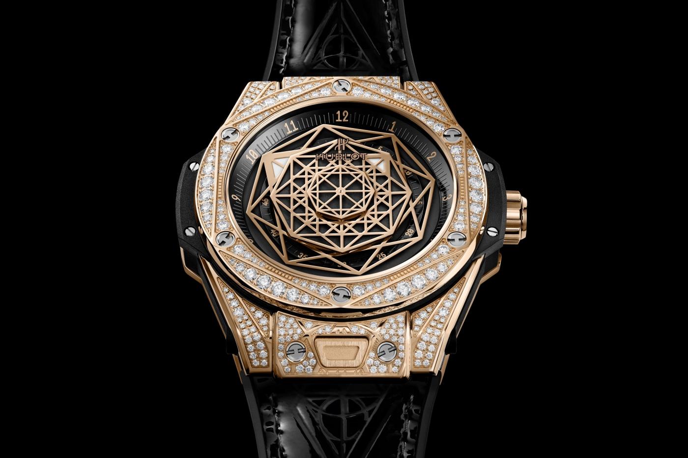 La Cote des Montres List Price and tariffs for the Hublot Partnerships Sang Bleu King Gold Pave 39MM watch