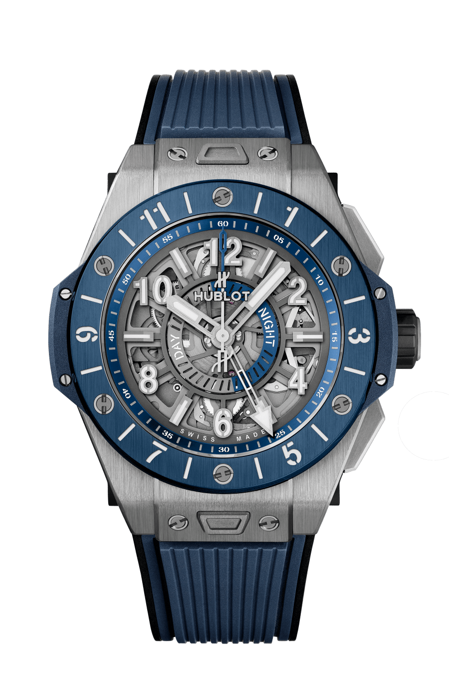 La Cote des Montres List Price and tariffs for the Hublot Unico Unico GMT Titanium Blue Ceramic 45MM watch