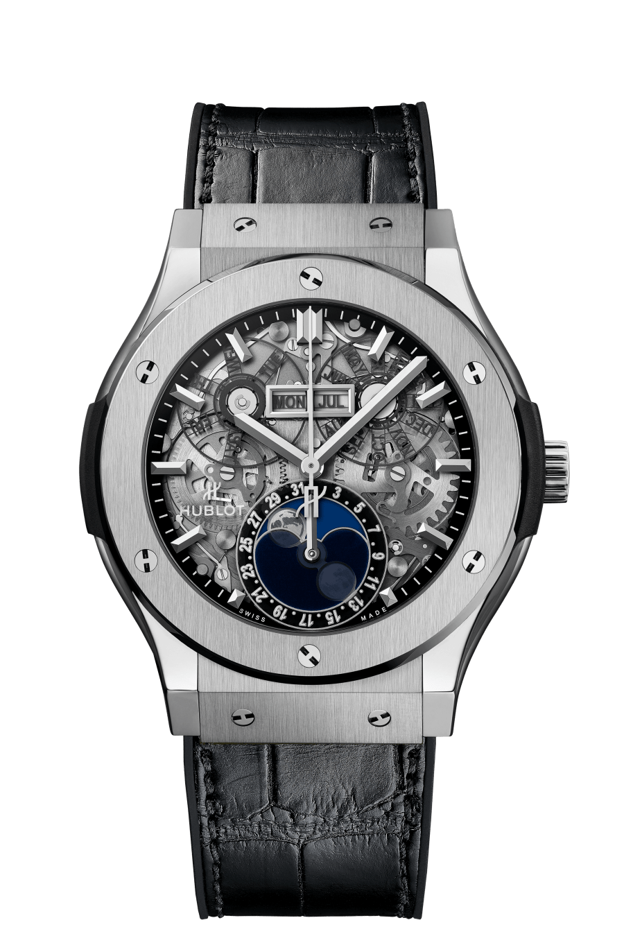 La Cote des Montres List Price and tariffs for the Hublot Moonphase Aerofusion Moonphase Titanium 45MM watch