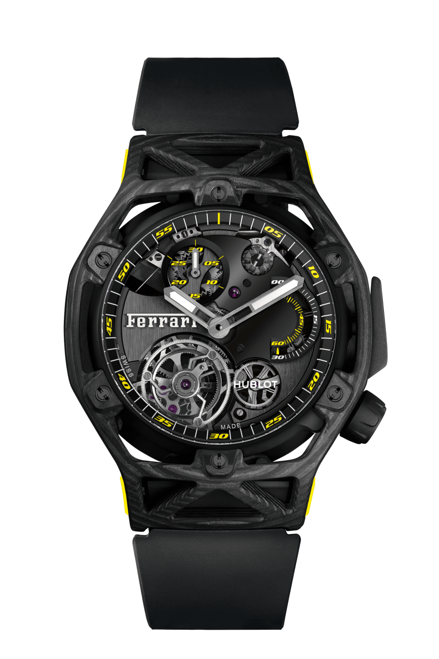 Hublot ferrari transparent best sale